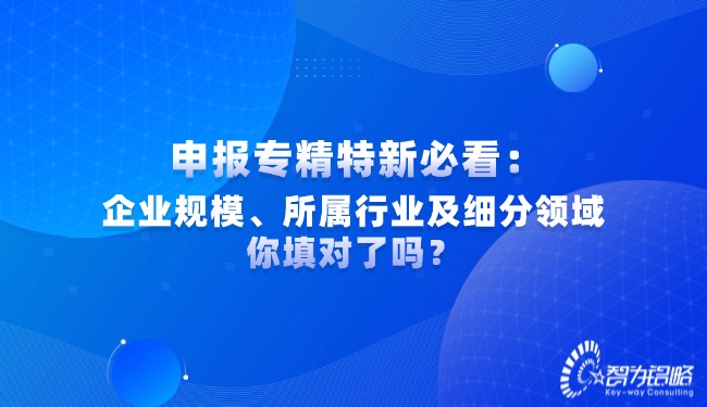 申報(bào)專精特新必看：企業(yè)規(guī)模、所屬行業(yè)及細(xì)分領(lǐng)域你填對了嗎？.jpg