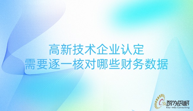 高新技術(shù)企業(yè)認定需要逐一核對哪些財務(wù)數(shù)據(jù).jpg