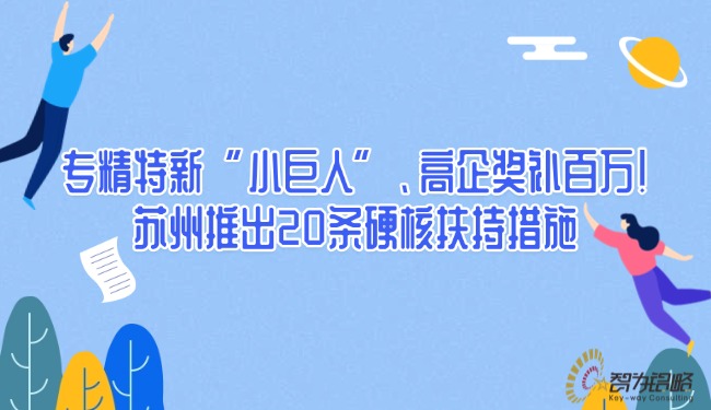 專精特新“小巨人”、高企獎(jiǎng)補(bǔ)百萬(wàn)！蘇州推出20條硬核扶持措施.jpg